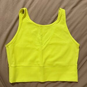 lululemon athletica Yellow Crop Top